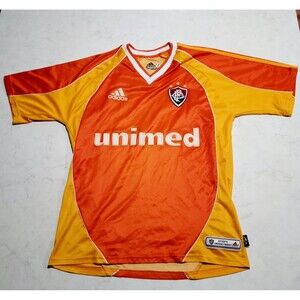 Fluminense 2002 #10 ORIGINAL Adidas 3rd Kit VTG Rare Soccer Jersey M Authentic